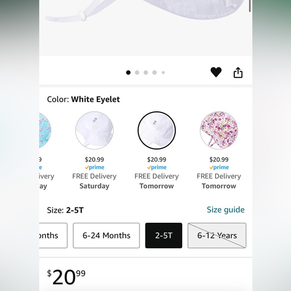 Jan & Jul sun hat, 2-5Y - Picture 5 of 6